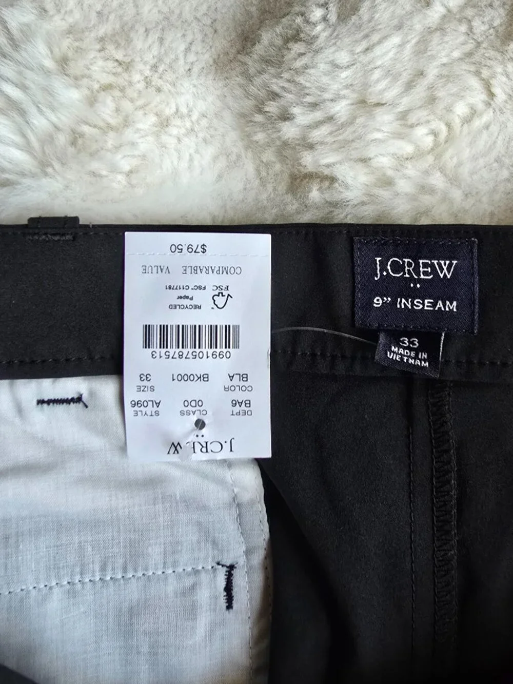 J Crew Dark Gray Mens Shorts 9